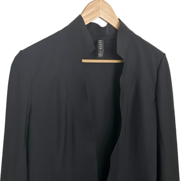 ATHLETA Cosmic Black Blazer Jacket Stretch Work Travel - Picture 4 of 15
